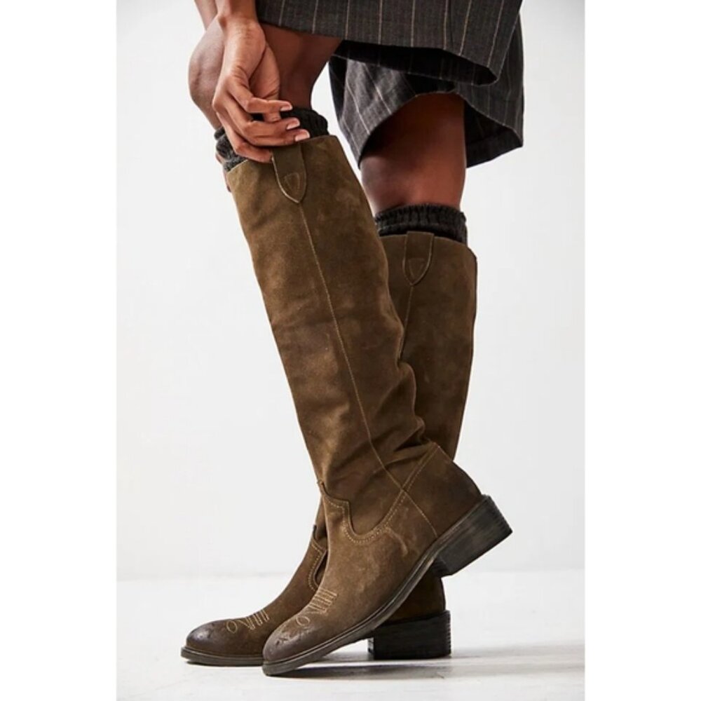 Free People Arya Tall Suede Boots